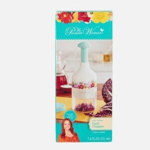 Pioneer Woman Sweet Romance Food Chopper Floral White Teal New